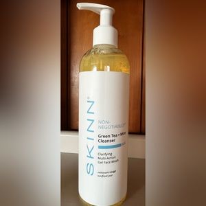 SKINN Non-Negotiables Green Tea + Mint Cleanser Jumbo Size 12.0oz NEW